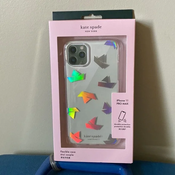 NIB Kate Spade paper boat phone case for iPhone 11 Pro Max - Picture 2 of 5